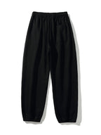 Oversized Fleece-Lined Wide Leg Sweatpants for Men
