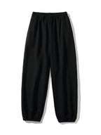 Oversized Fleece-Lined Wide Leg Sweatpants for Men