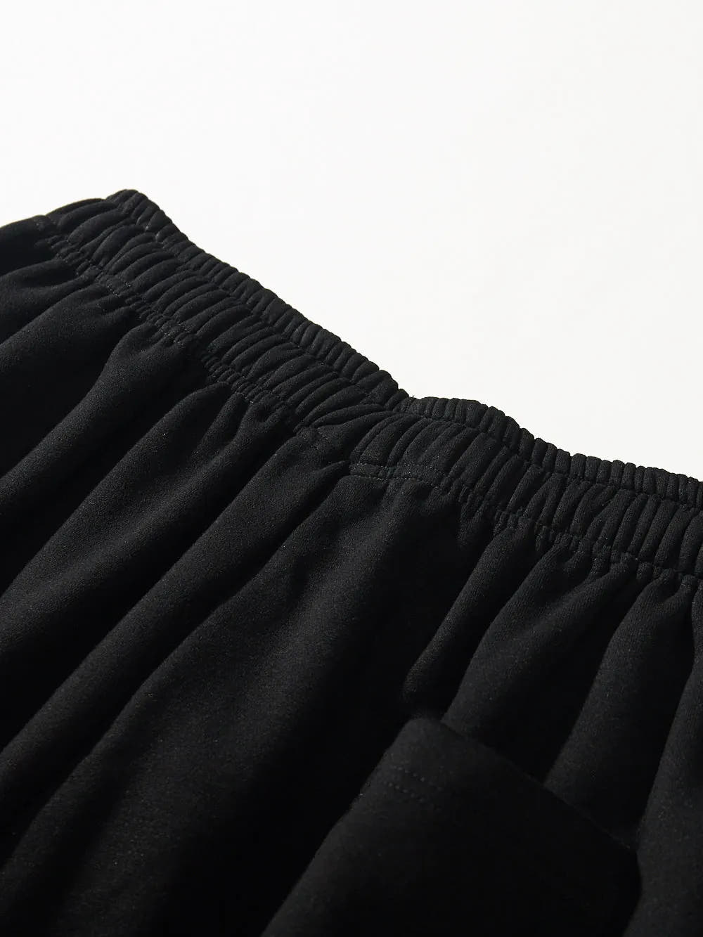 Oversized Fleece-Lined Wide Leg Sweatpants for Men
