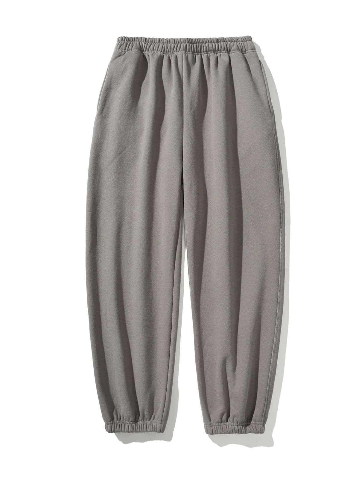 Oversized Fleece-Lined Wide Leg Sweatpants for Men