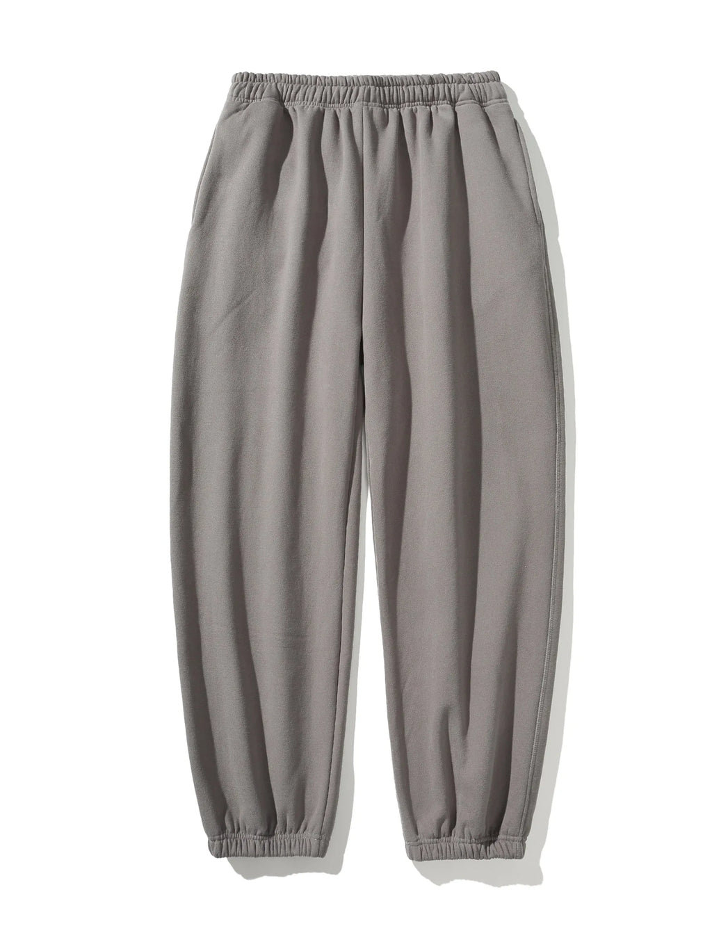 Oversized Fleece-Lined Wide Leg Sweatpants for Men