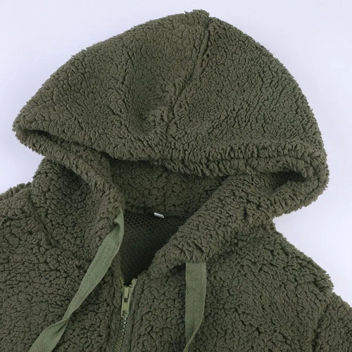 Paloma | Women's Oversized Shearling-Look Hooded Jacket