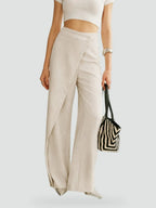Pandora | Women's Asymmetric Wide-Leg Office Trousers
