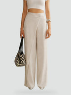 Pandora | Women's Asymmetric Wide-Leg Office Trousers