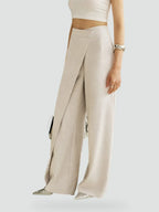 Pandora | Women's Asymmetric Wide-Leg Office Trousers