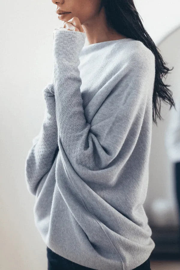 Philippa | Women's Off-Shoulder Loose-Fit Winter Sweater