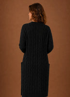 Prudence | Women's Hooded Cable Knit Cardigan