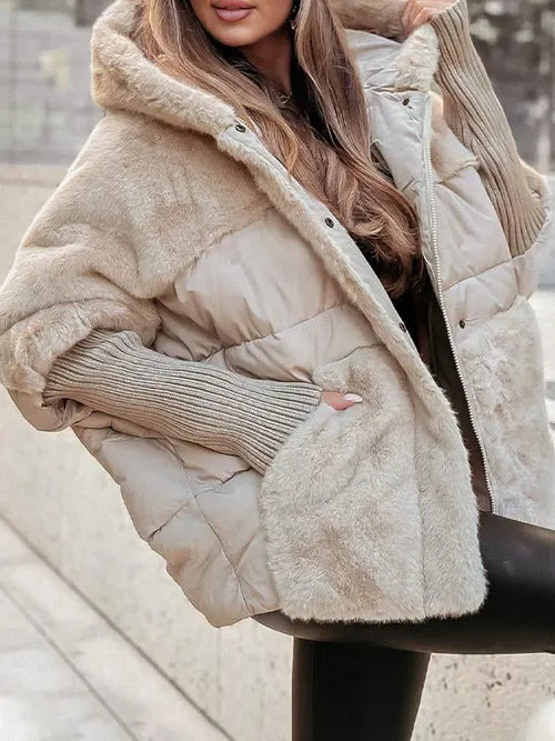 Renata | Women's Padded Water-Repellent Hooded Jacket