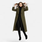 Selena | Women's Double-Breasted Structured Slim Coat