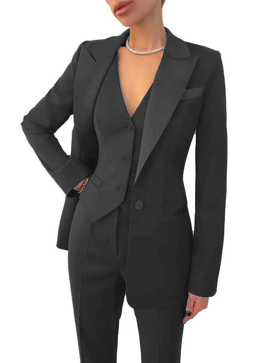 Seren | Women's Blazer, Waistcoat and Trouser Three-Piece Suit