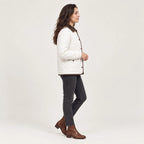 Simone | Women's Quilted Jacket with Corduroy Collar