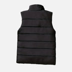 Sleeveless Quilted Zip-Up Winter Vest for Men