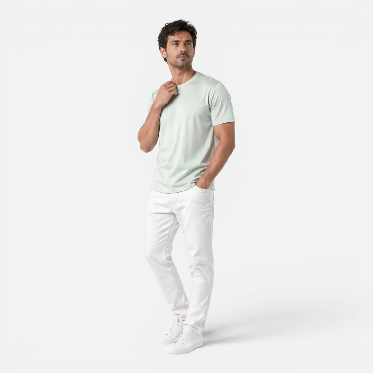 Smooth-Touch Lightweight Cooling T-Shirt for Men