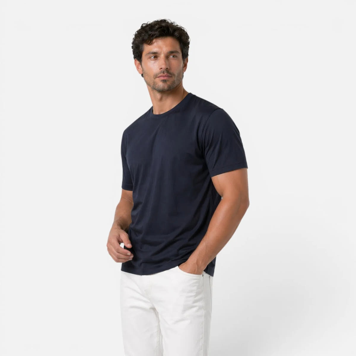 Smooth-Touch Lightweight Cooling T-Shirt for Men