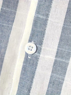 Striped Lightweight Long Sleeve Button-Up Shirt for Men