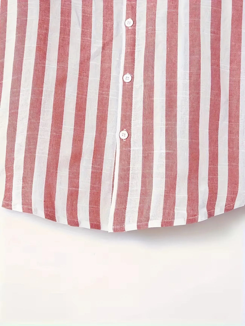 Striped Lightweight Long Sleeve Button-Up Shirt for Men
