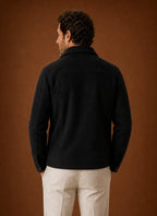 Tailored Button-Front Casual Shirt Jacket for Men
