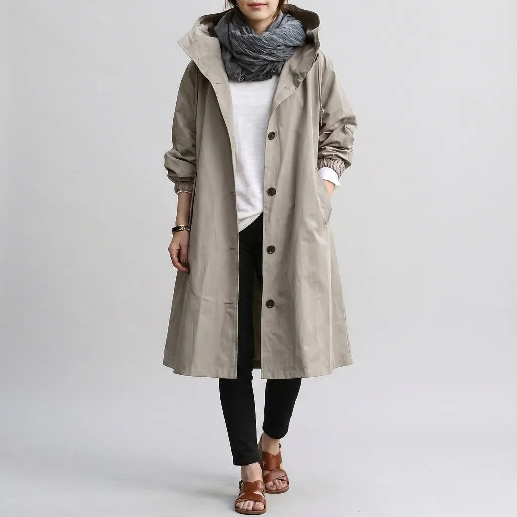 Tilly | Women's Oversized Hooded Rain Jacket