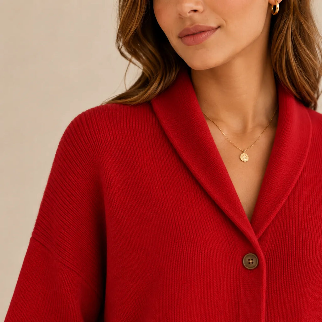 Vera | Women's Collared Button-Front Knit Cardigan