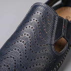 Breathable Perforated Moccasin Loafers for Men