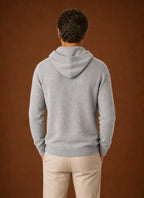 Soft-Touch Hooded Knitted Pullover Sweater for Men