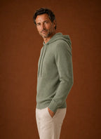 Soft-Touch Hooded Knitted Pullover Sweater for Men