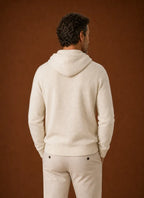 Soft-Touch Hooded Knitted Pullover Sweater for Men