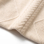 Christine | Women's Cable Knit Fitted Turtleneck Sweater