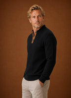 Classic Crewneck Layering Pullover Sweater for Men