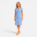 Effie | Women's Printed Short-Sleeve V-Neck Shift Dress