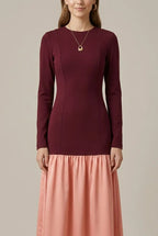 Flossie | Women's Drop-Waist Chiffon Maxi Dress