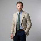 Lightweight Tailored Everyday Blazer with Patch Pocket for Men