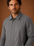 Lightweight Water-Resistant Trench Coat for Men