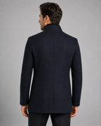 Mandarin Collar Single-Breasted Blazer for Men