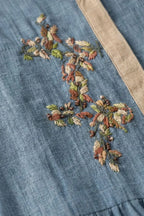 Marnie | Women's Embroidered Linen Midi Dress