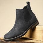 Slip-On Faux Leather Chelsea Boots Western Stitch for Men
