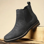 Slip-On Faux Leather Chelsea Boots Western Stitch for Men