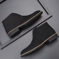 Suede Chukka Boots with Lace-Up Closure for Men