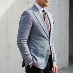 Tailored Smart Casual Textured Blazer for Men