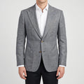Tailored Smart Casual Textured Blazer for Men
