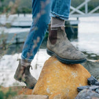 Water-Repellent Slip-On Chelsea Boots for Men