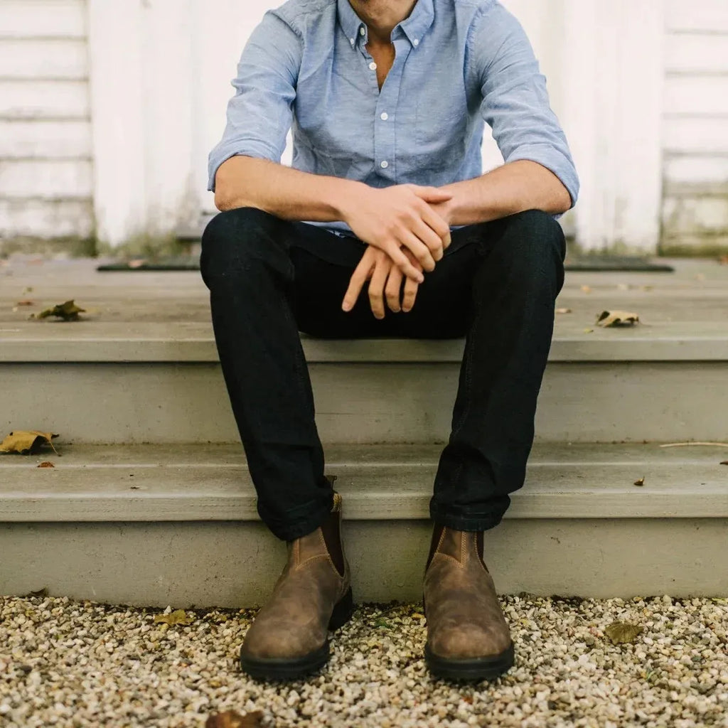 Water-Repellent Slip-On Chelsea Boots for Men